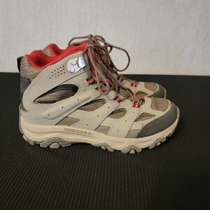 Merrell Kids' Hiking Boots - Tan and Red